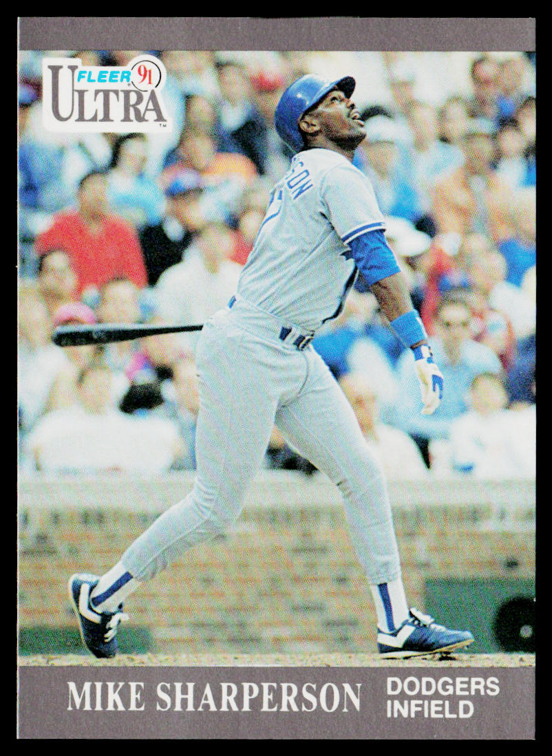 Mike Sharperson 1991 Ultra #170 Los Angeles Dodgers