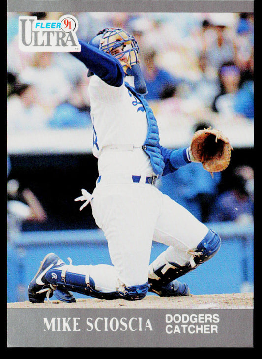 Mike Scioscia 1991 Ultra #169 Los Angeles Dodgers