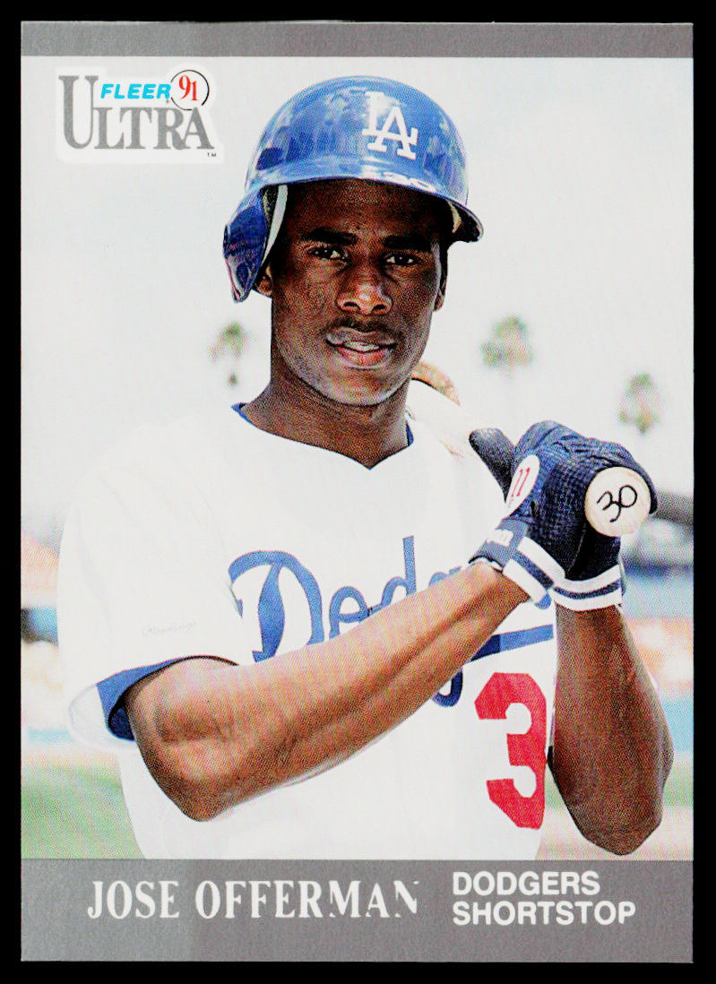 Jose Offerman 1991 Ultra #167 Los Angeles Dodgers