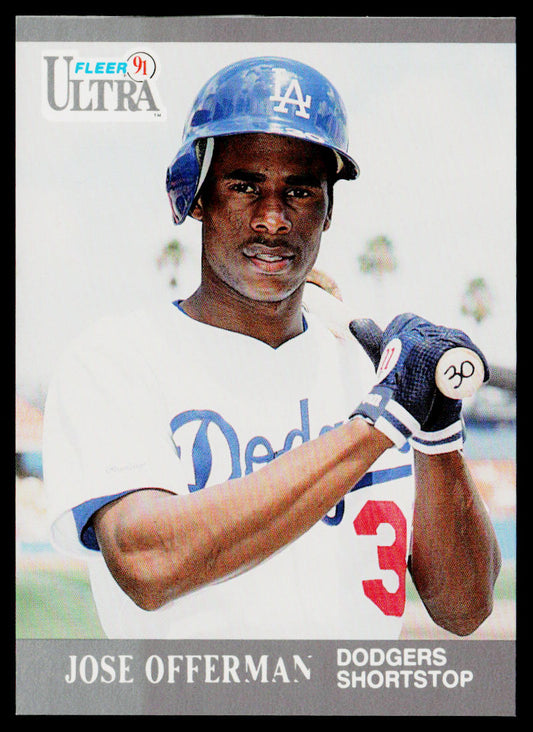 Jose Offerman 1991 Ultra #167 Los Angeles Dodgers