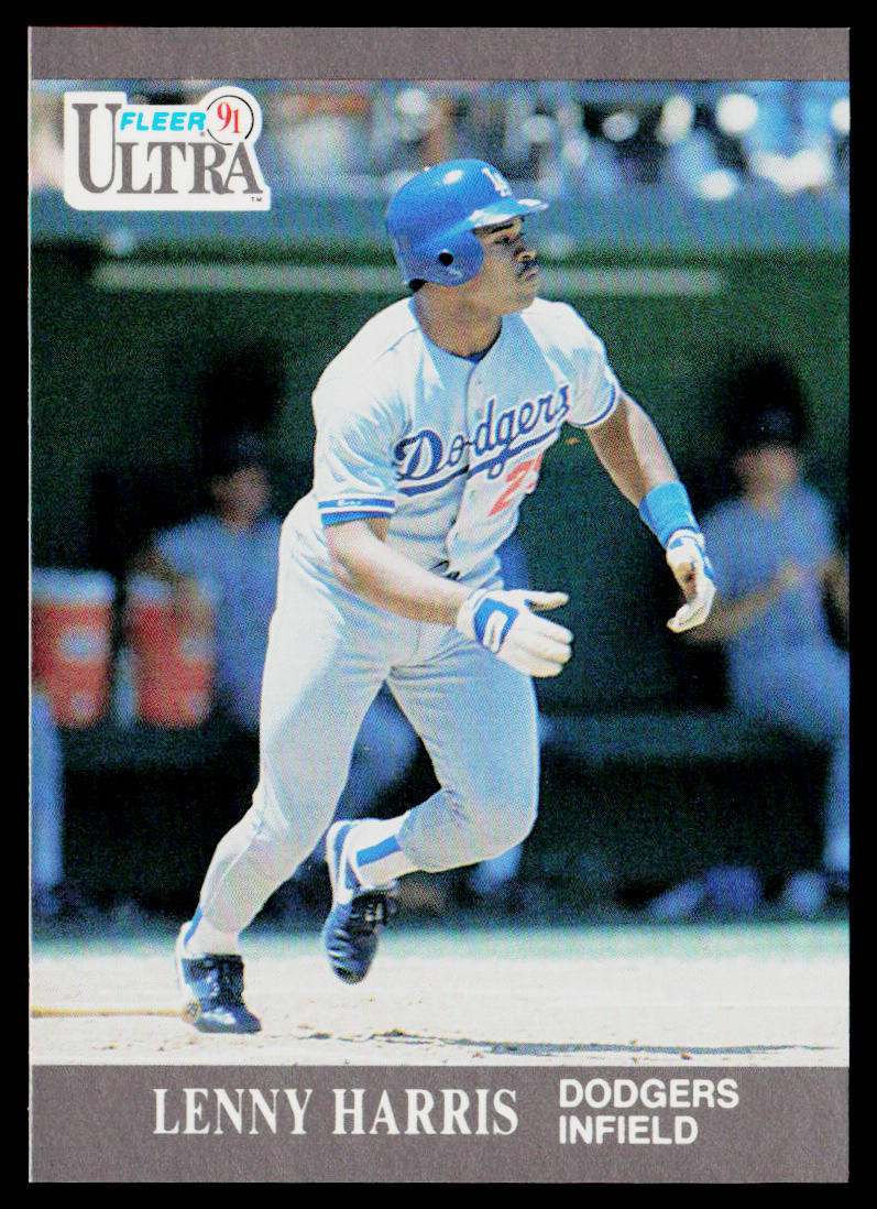 Lenny Harris 1991 Ultra #162 Los Angeles Dodgers