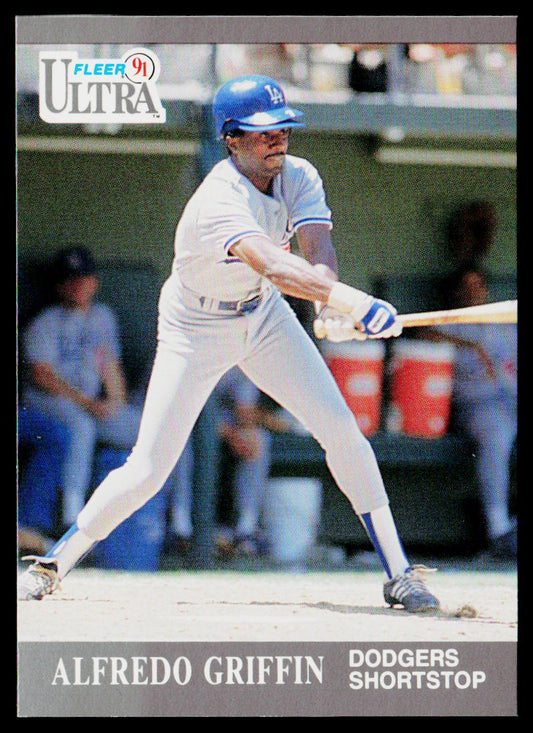 Alfredo Griffin 1991 Ultra #161 Los Angeles Dodgers