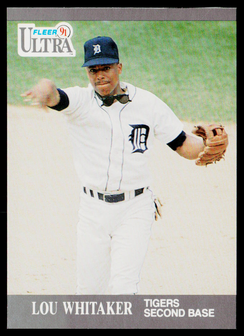 Lou Whitaker 1991 Ultra #130 Detroit Tigers
