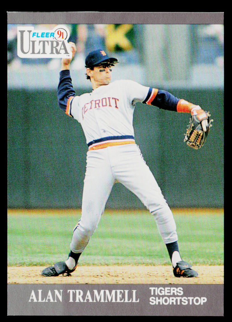 Alan Trammell 1991 Ultra #129 Detroit Tigers