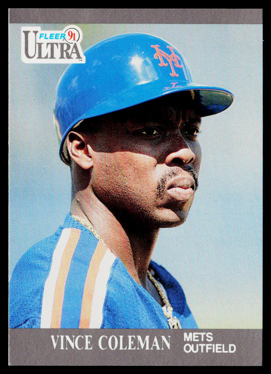 Vince Coleman 1991 Ultra #212 New York Mets