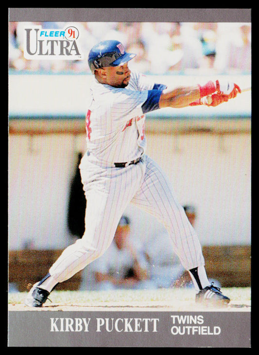 Kirby Puckett 1991 Ultra #195 Minnesota Twins