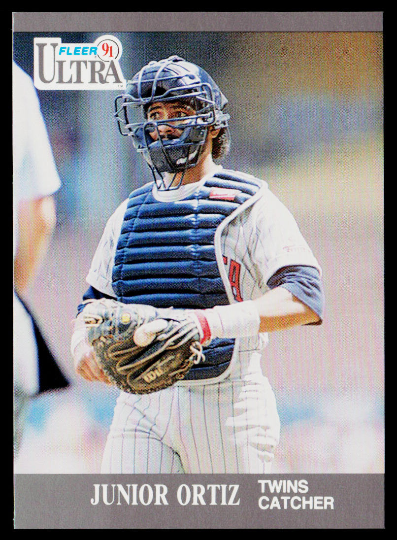 Junior Ortiz 1991 Ultra #194 Minnesota Twins