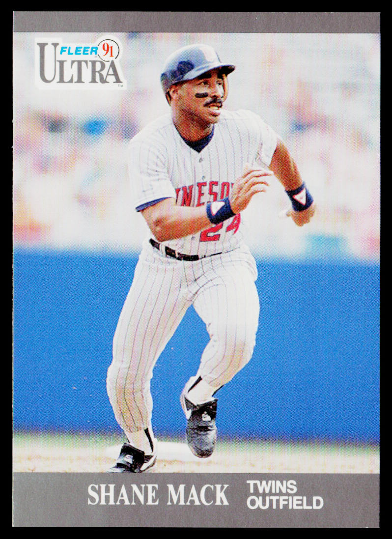 Shane Mack 1991 Ultra #191 Minnesota Twins