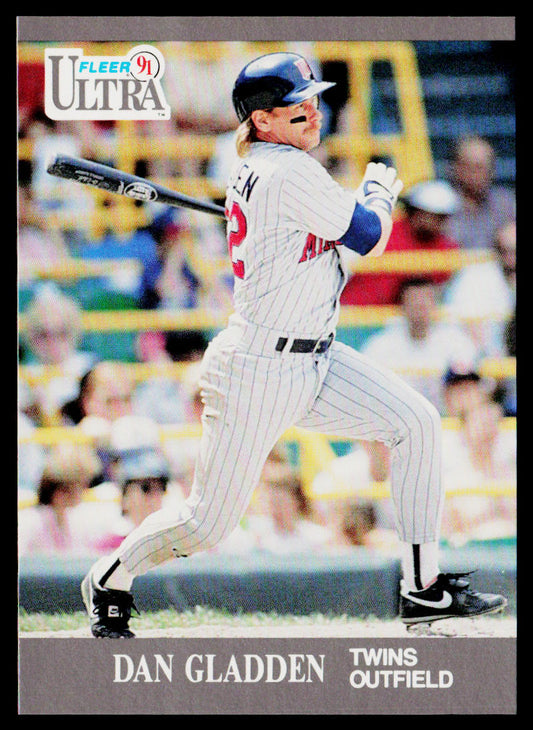 Dan Gladden 1991 Ultra #187 Minnesota Twins