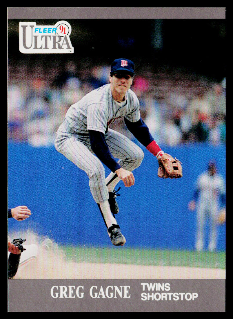 Greg Gagne 1991 Ultra #186 Minnesota Twins