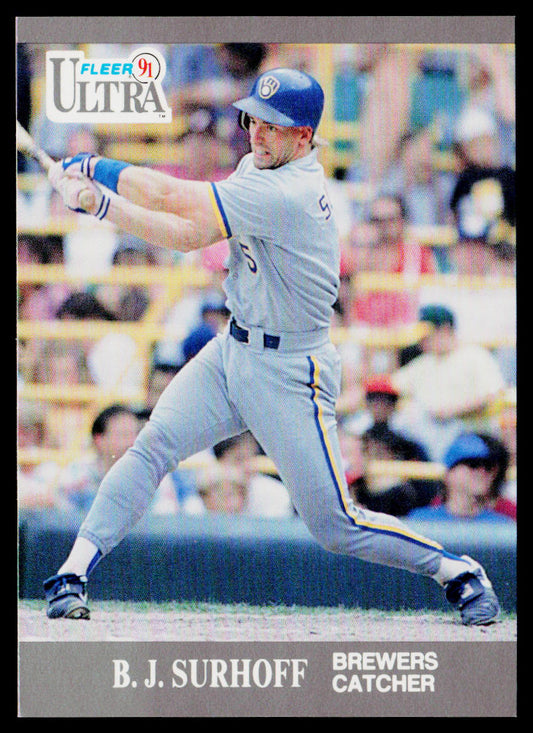 B.J. Surhoff 1991 Ultra #182 Milwaukee Brewers