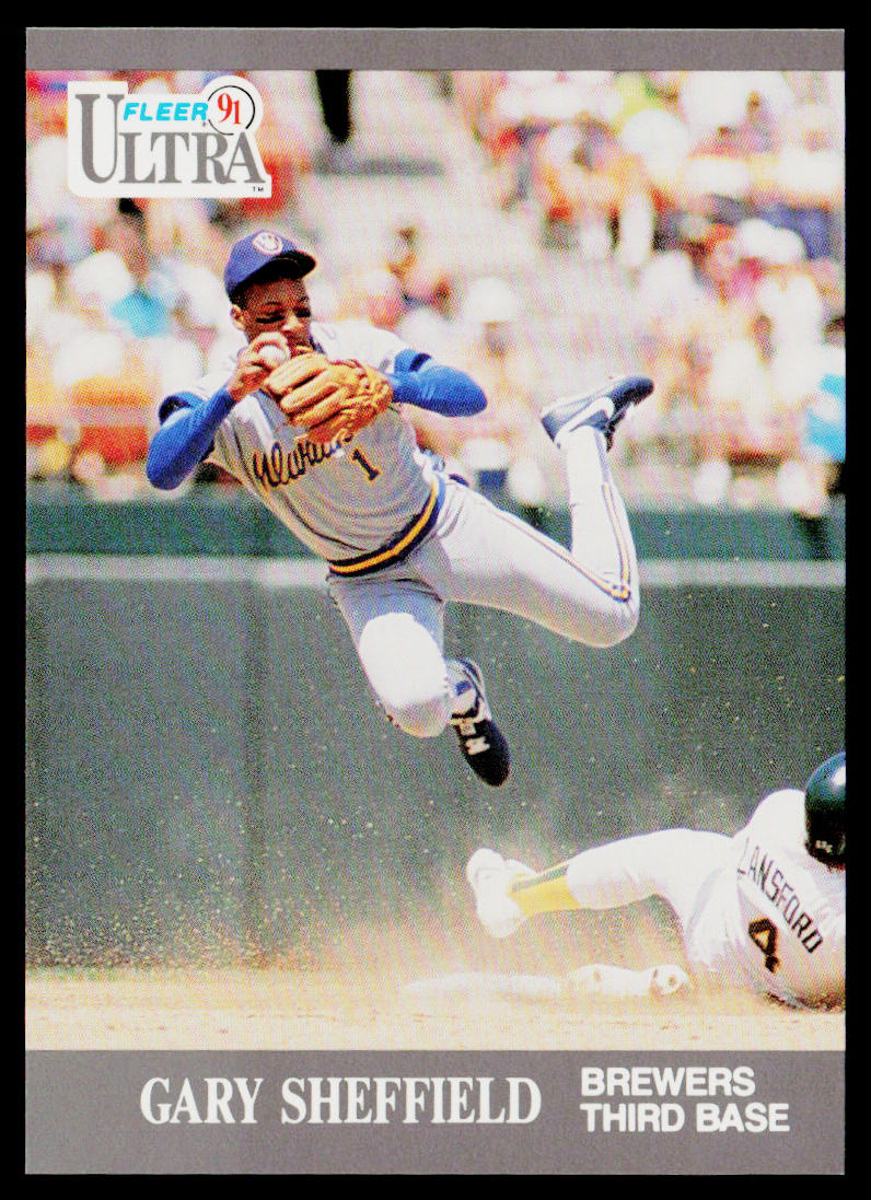 Gary Sheffield 1991 Ultra #180 Milwaukee Brewers