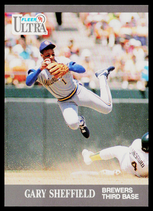 Gary Sheffield 1991 Ultra #180 Milwaukee Brewers