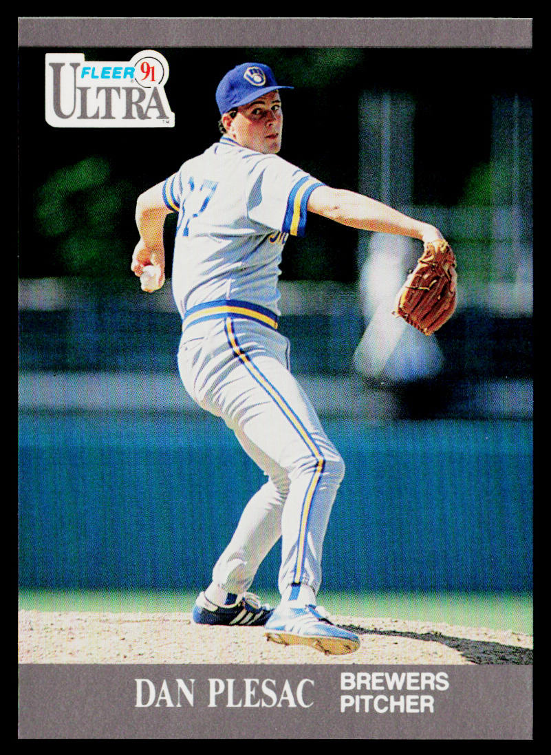 Dan Plesac 1991 Ultra #179 Milwaukee Brewers