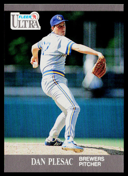 Dan Plesac 1991 Ultra #179 Milwaukee Brewers