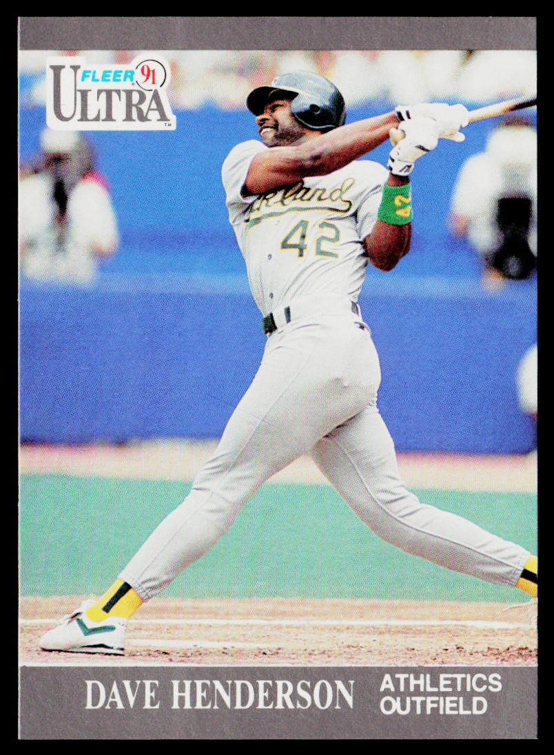 Dave Henderson 1991 Ultra #247 Oakland Athletics