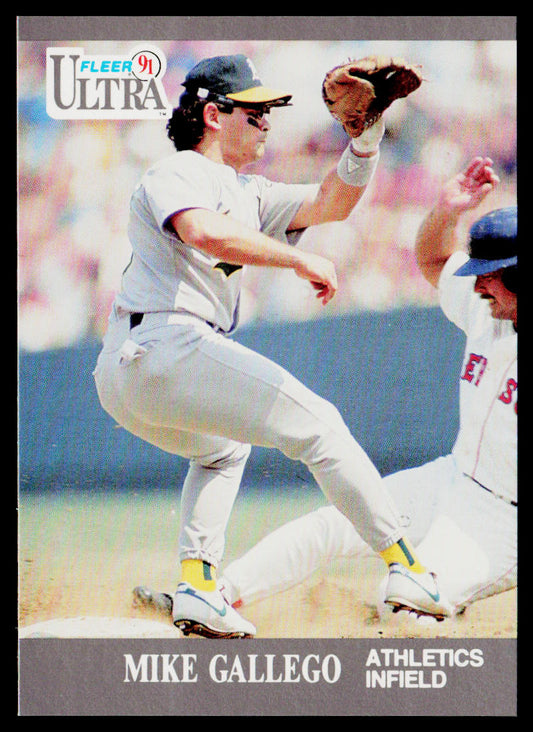 Mike Gallego 1991 Ultra #246 Oakland Athletics