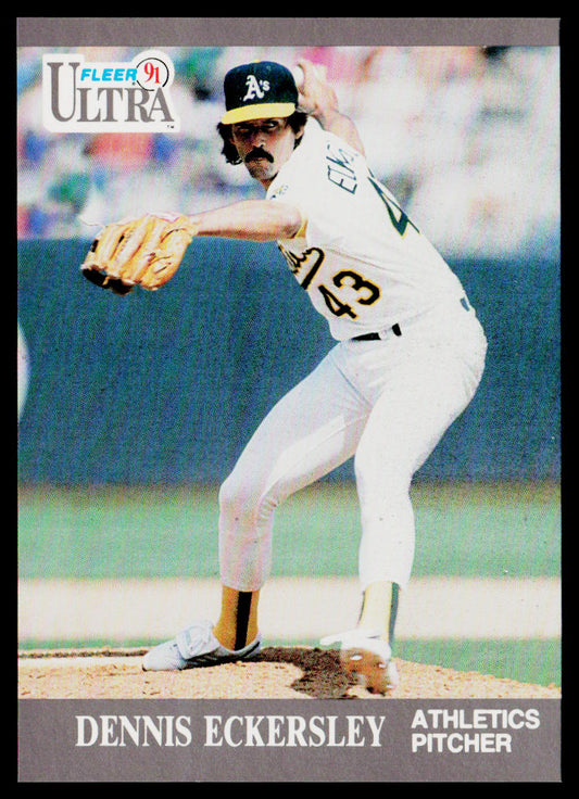 Dennis Eckersley 1991 Ultra #245 Oakland Athletics