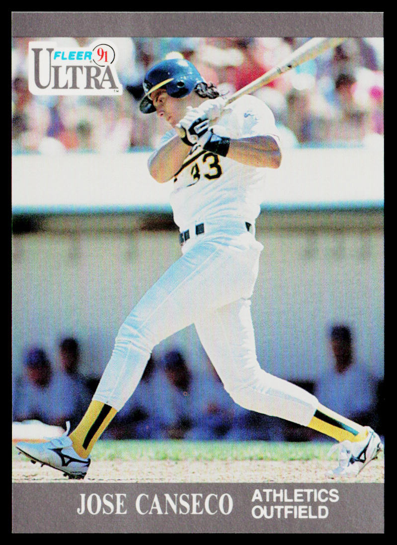 Jose Canseco 1991 Ultra #244 Oakland Athletics