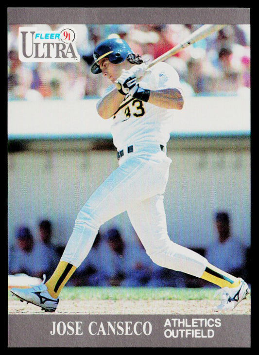Jose Canseco 1991 Ultra #244 Oakland Athletics