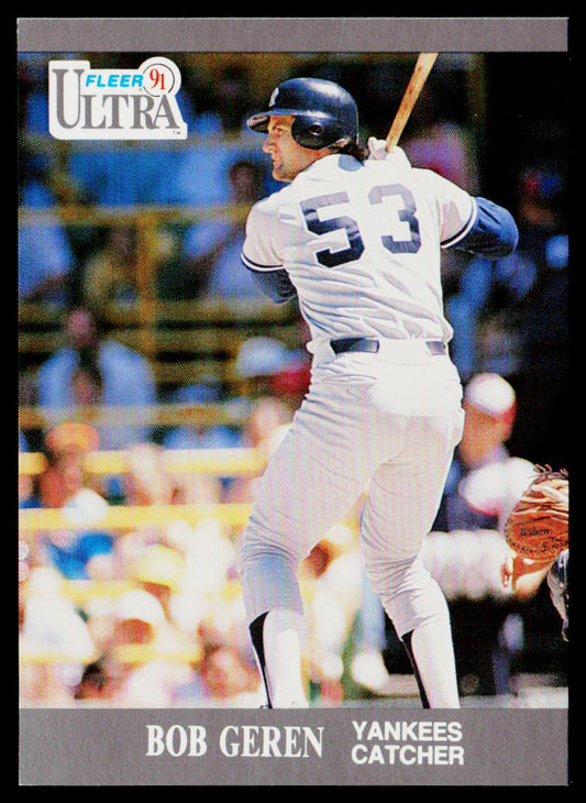 Bob Geren 1991 Ultra #231 New York Yankees