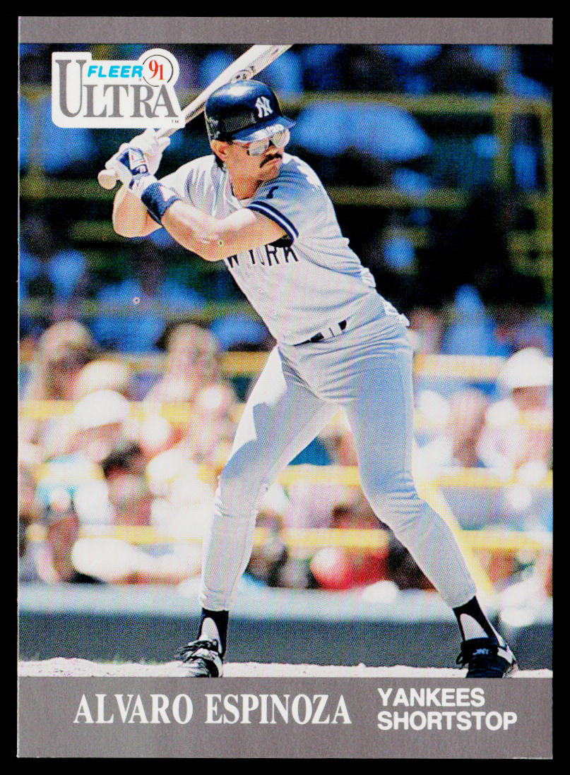 Alvaro Espinoza 1991 Ultra #230 New York Yankees