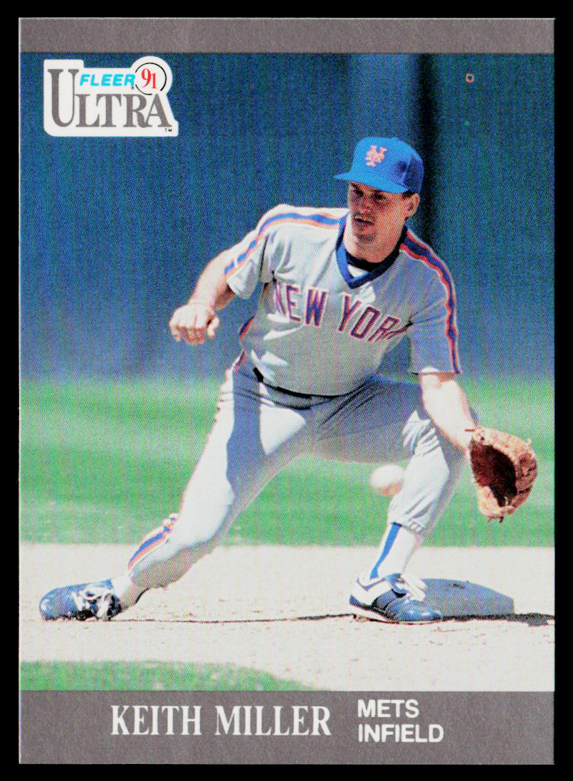 Keith Miller 1991 Ultra #225 New York Mets