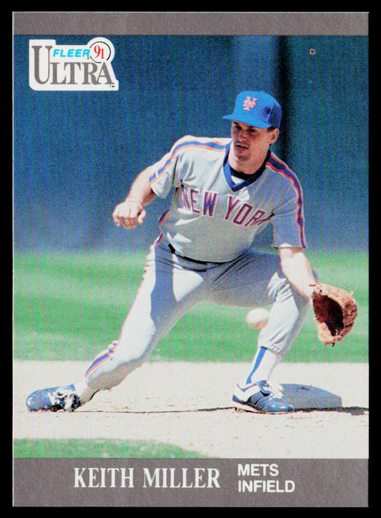Keith Miller 1991 Ultra #225 New York Mets