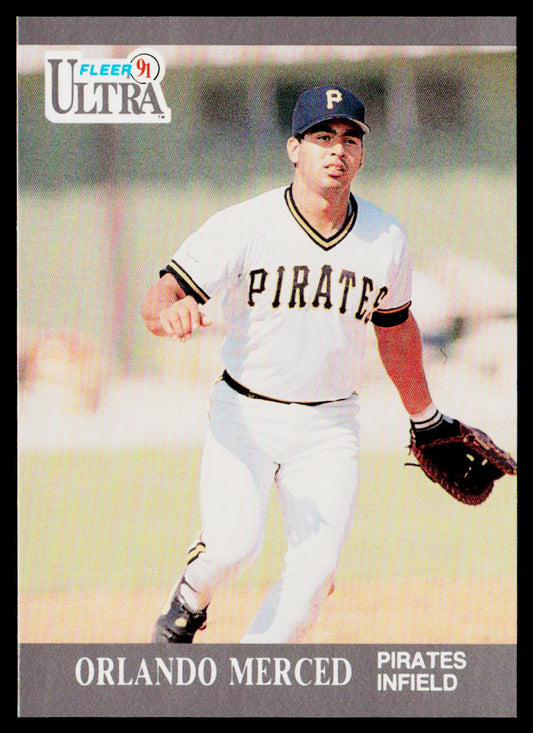 Orlando Merced 1991 Ultra #284 RC Pittsburgh Pirates