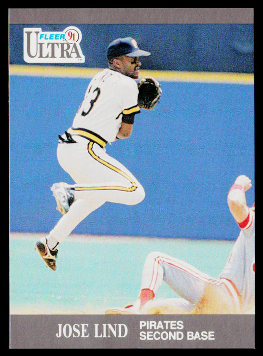 Jose Lind 1991 Ultra #283 Pittsburgh Pirates