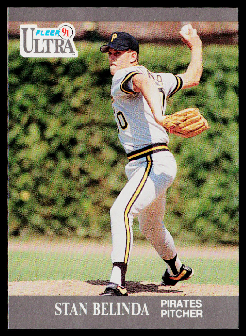 Stan Belinda 1991 Ultra #273 Pittsburgh Pirates