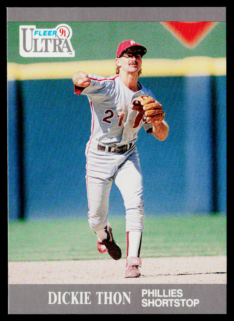 Dickie Thon 1991 Ultra #272 Philadelphia Phillies