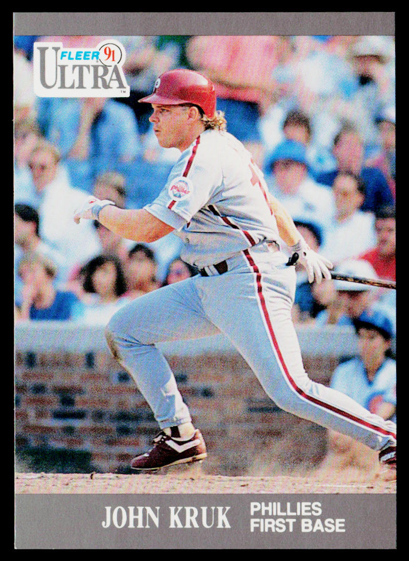John Kruk 1991 Ultra #266 Philadelphia Phillies