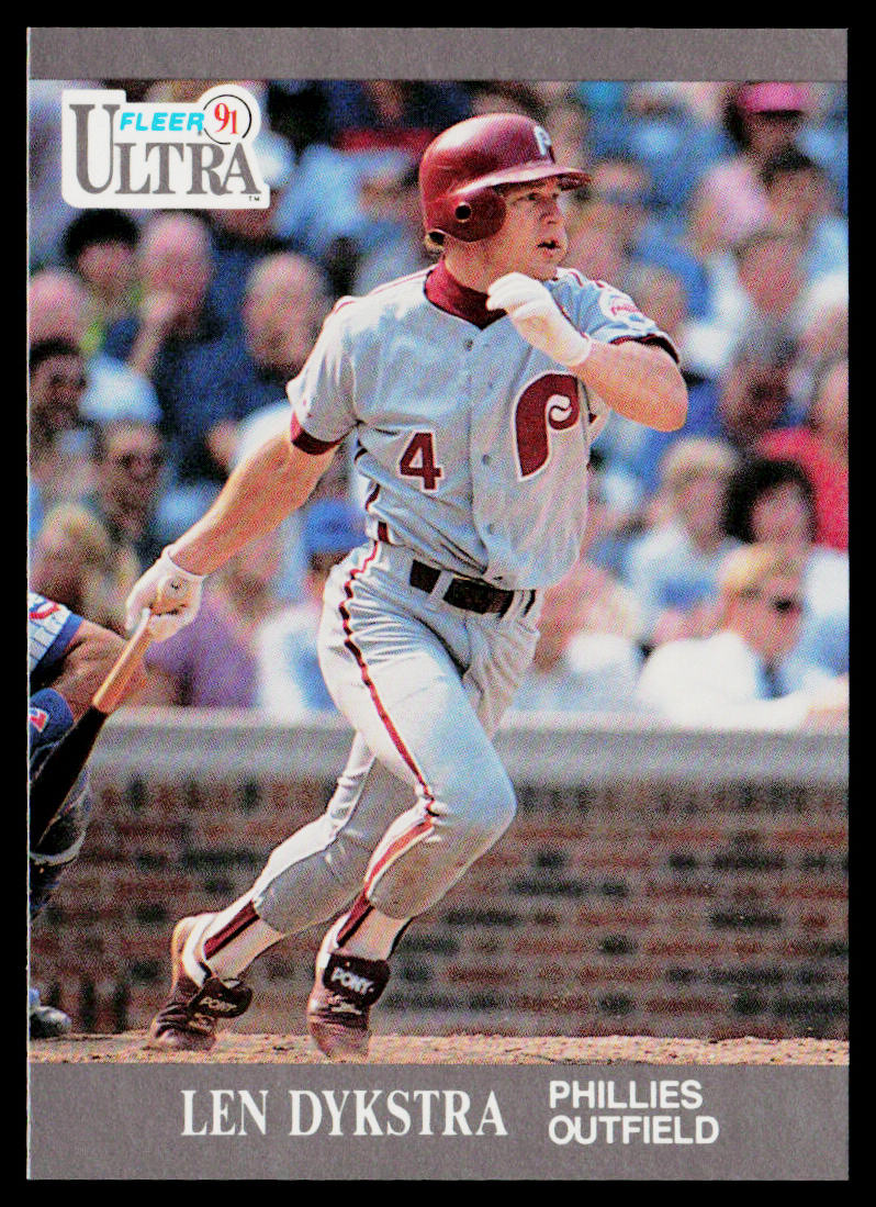 Len Dykstra 1991 Ultra #262 Philadelphia Phillies