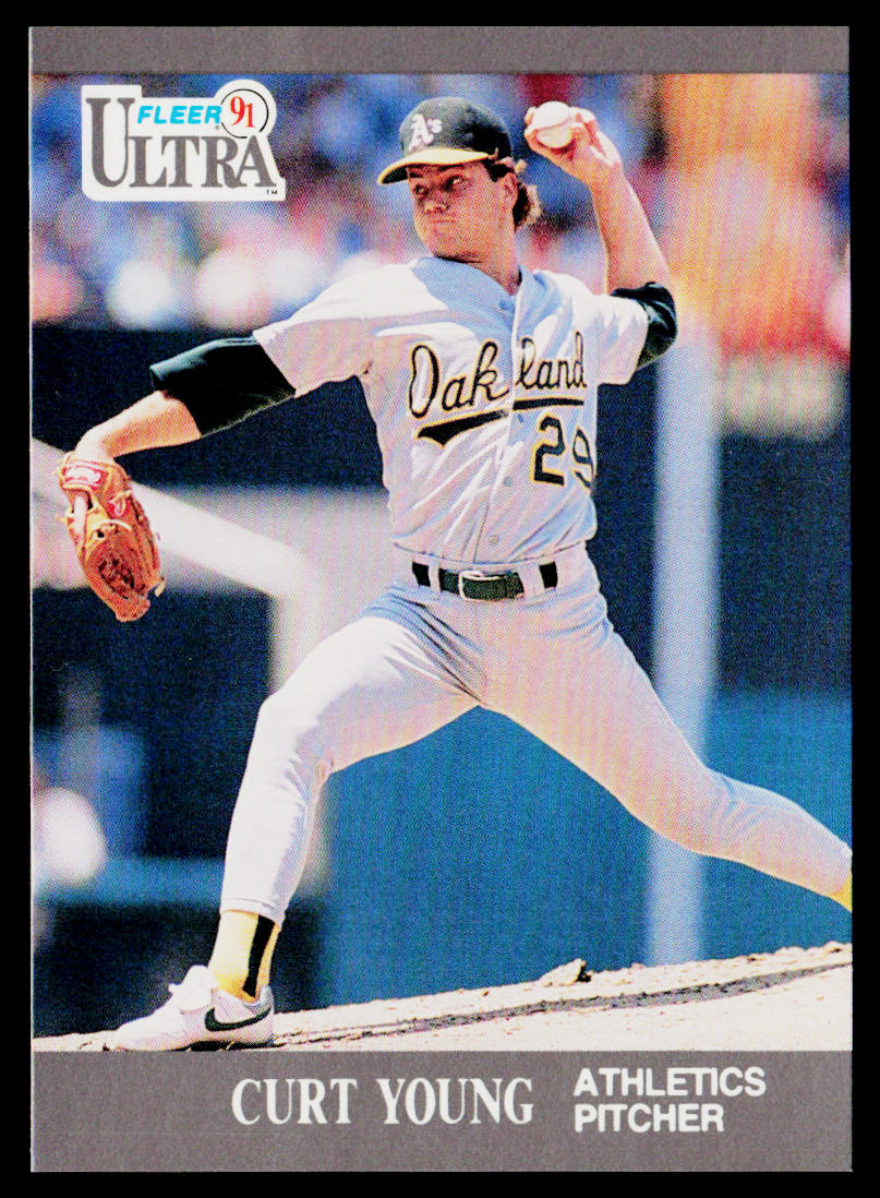 Curt Young 1991 Ultra #257 Oakland Athletics