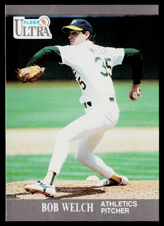 Bob Welch 1991 Ultra #256 Oakland Athletics