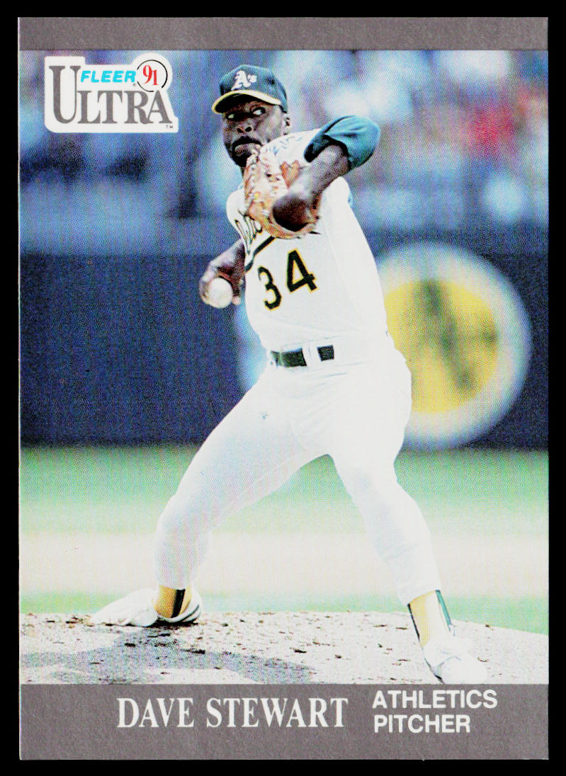 Dave Stewart 1991 Ultra #254 Oakland Athletics