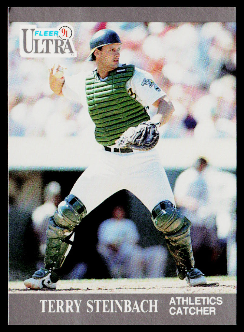Terry Steinbach 1991 Ultra #253 Oakland Athletics