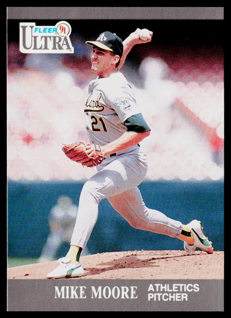 Mike Moore 1991 Ultra #252 Oakland Athletics