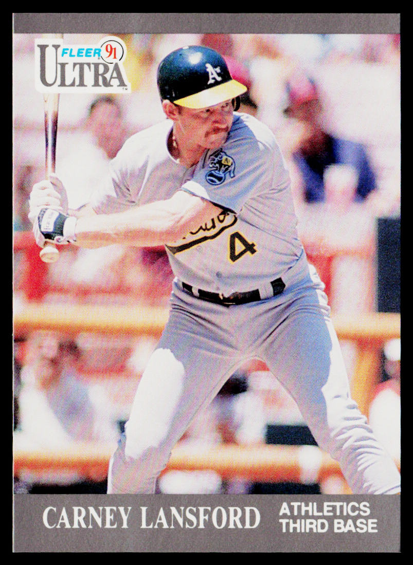 Carney Lansford 1991 Ultra #250 Oakland Athletics
