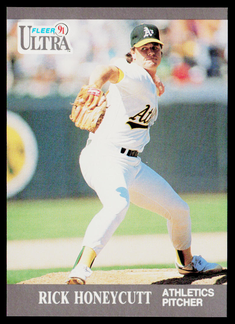 Rick Honeycutt 1991 Ultra #249 Oakland Athletics