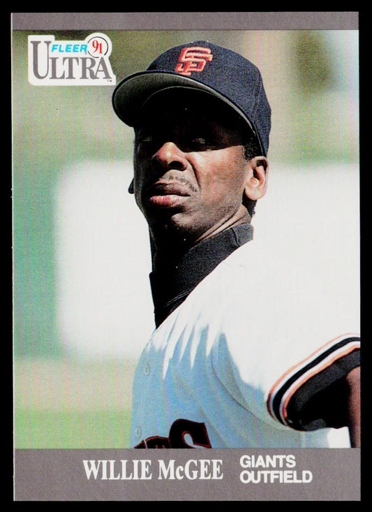 Willie McGee 1991 Ultra #325 San Francisco Giants