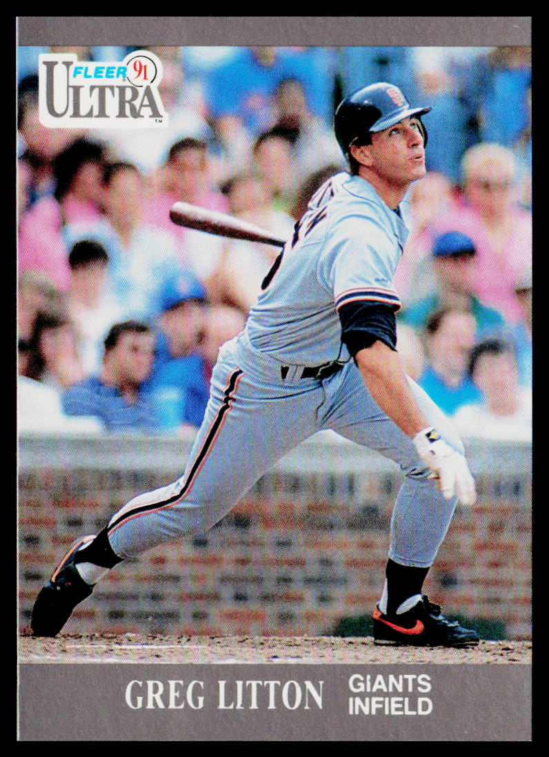 Greg Litton 1991 Ultra #324 San Francisco Giants