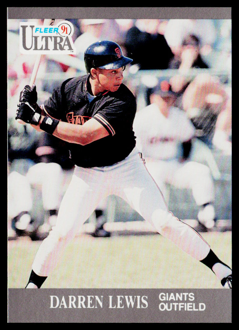 Darren Lewis 1991 Ultra #323 San Francisco Giants