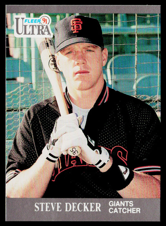 Steve Decker 1991 Ultra #319 RC San Francisco Giants