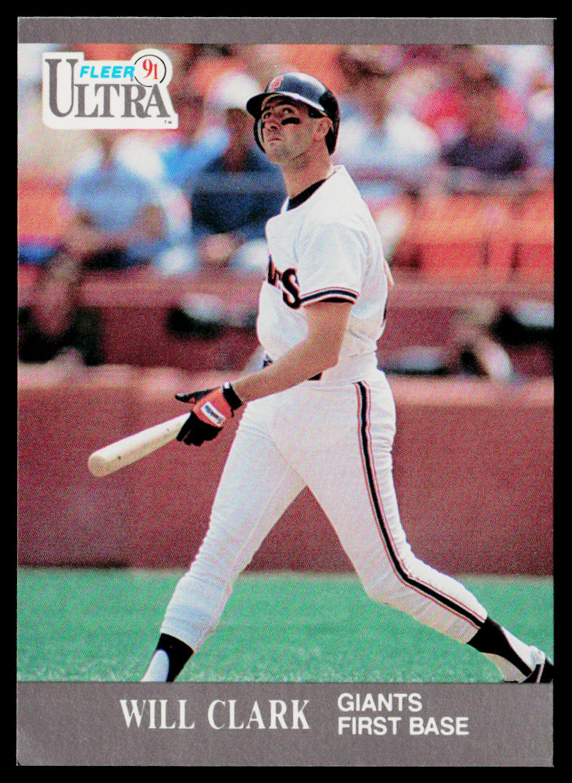 Will Clark 1991 Ultra #318 San Francisco Giants