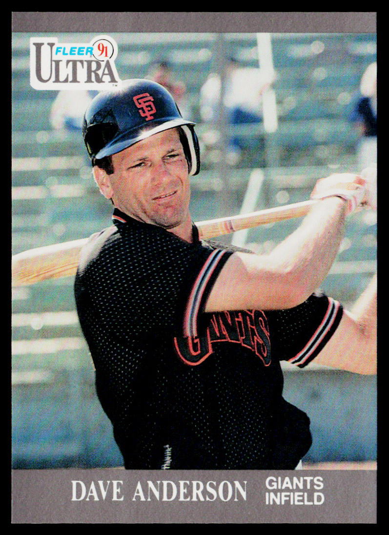 Dave Anderson 1991 Ultra #314 San Francisco Giants