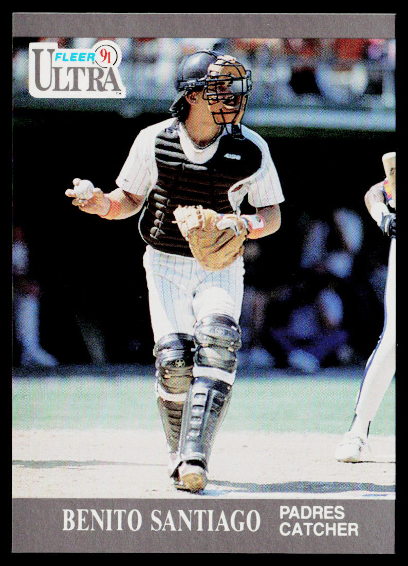Benito Santiago 1991 Ultra #311 San Diego Padres