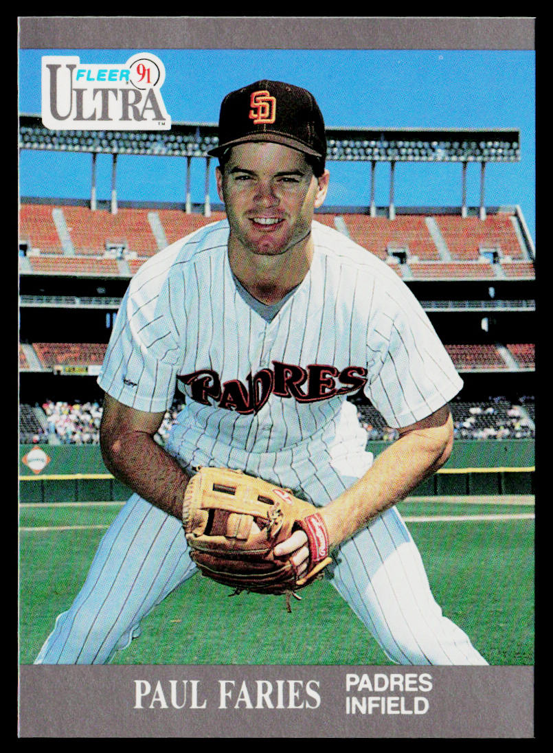 Paul Faries 1991 Ultra #302 RC San Diego Padres