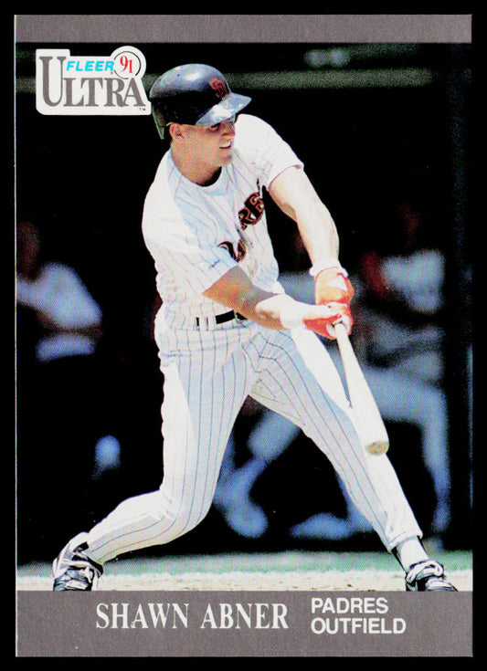 Shawn Abner 1991 Ultra #300 San Diego Padres